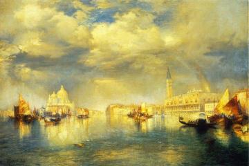 Venetian Scene Artwork by Thomas Moran