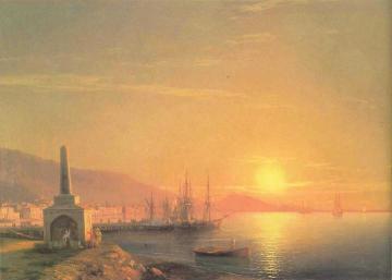 The Sunrize In Feodosiya Artwork by Ivan Constantinovich Aivazovsky