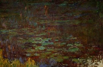 Sunset (right half) Artwork by Claude Oscar Monet