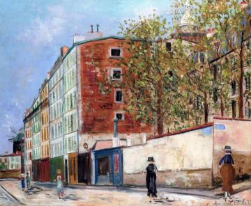 Rue d'Orchampt in Montmartre Artwork by Maurice Utrillo