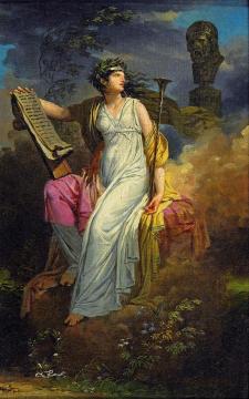Study For Calliope, Muse Of Poetry Artwork by Charles Meynier