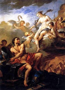 Venus Demanding Arms from Vulcan for Aeneas Artwork by Charles-Joseph Natoire