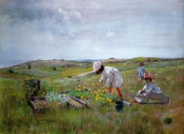 The Little Garden Artwork by William Merritt Chase