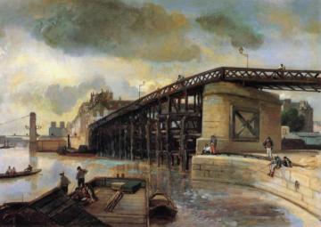Le Pont de l'Estacade Artwork by Johan Berthold Jongkind