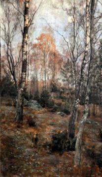 Forest Landscape Artwork by Johan Krouthén