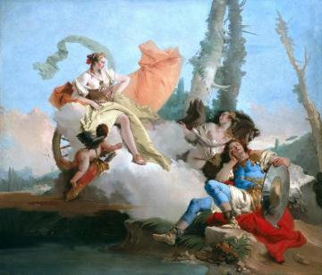Rinaldo Enchanted by Armida Artwork by Giovanni Battista Tiepolo