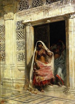 Two Nautch Girls Artwork by Edwin Lord Weeks