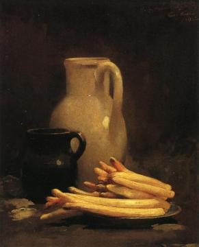 White Asparagus Artwork by Emil Carlsen