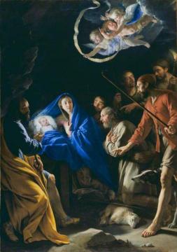 The Adoration Of The Shepherds Artwork by Philippe de Champaigne