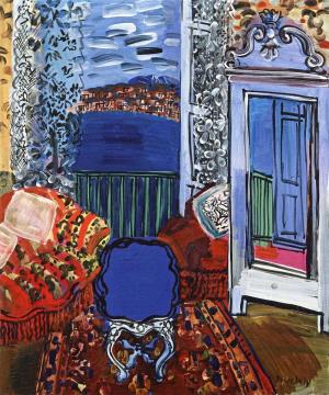 A Window overlooking Nice Artwork by Raoul Dufy