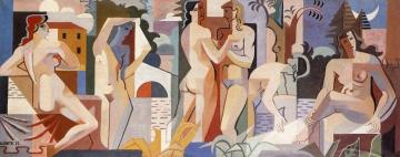 Damsels At Thonon Artwork by André Lhote