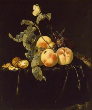 Still Life of Fruit Artwork by Willem van Aelst