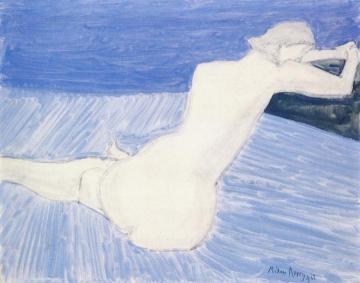 Pale Nude Artwork by Milton Avery