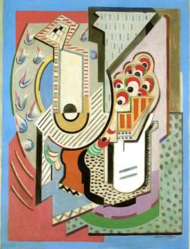 Familiar Painting Artwork by Albert Gleizes