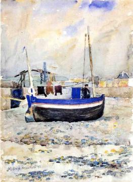 Low Tide, Afternoon, Treport Artwork by Maurice Prendergast