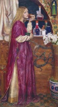 The Queen was in the Parlour, Eating Bread and Honey Artwork by Valentine Cameron Prinsep