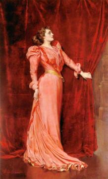 Julia Neilson-Terry as Drusilla Ives in 'The Dancing Girl' Artwork by John Maler Collier