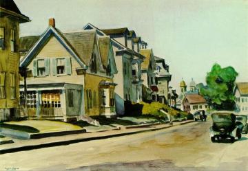 Prospect Street, Gloucester Artwork by Edward Hopper