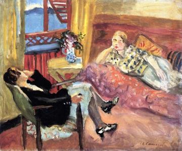 Germaine And Lola Artwork by Charles Camoin