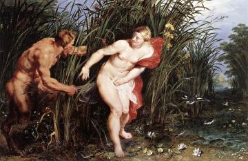 Pan and Syrinx Artwork by Peter Paul Rubens