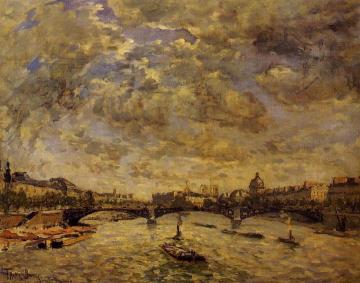 The Pont Carousel, Paris Artwork by Frank Myers Boggs