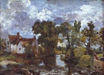 The Mill Stream Artwork by John Constable