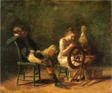 The Courtship Artwork by Thomas Eakins