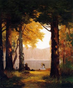 At Yank's, Tahoe Artwork by Edwin Deakin