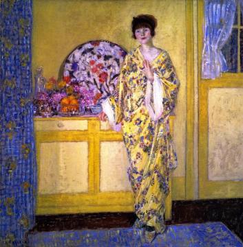 The Yellow Room Artwork by Frederick Carl Frieseke