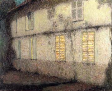 Closed Sutters, Gerberoy Artwork by Henri Le Sidaner