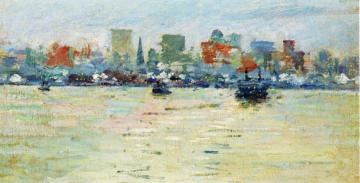 The Ferry Artwork by Theodore Robinson