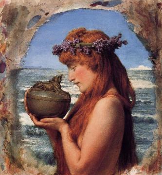 Pandora Artwork by Sir Lawrence Alma Tadema