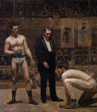 Taking The Count Artwork by Thomas Eakins