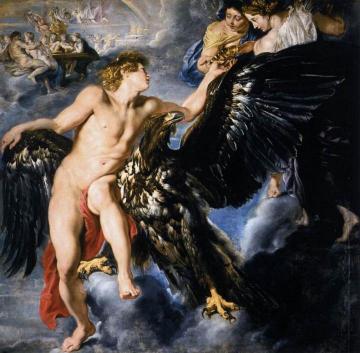 The Abduction Of Ganymede Artwork by Peter Paul Rubens