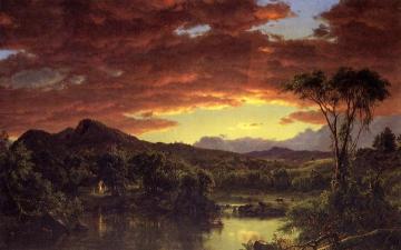 A Country Home Artwork by Frederic Edwin Church
