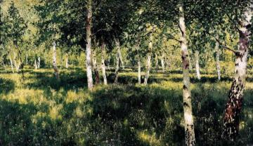 Birch Grove Artwork by Isaac Ilich Levitan