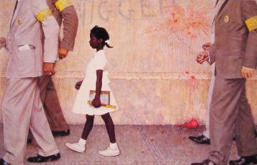 The Problem We All Live With Artwork by Norman Rockwell