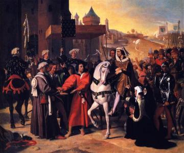 The Entry into Paris of the Dauphin, Future Charles V Artwork by Jean Auguste Dominique Ingres