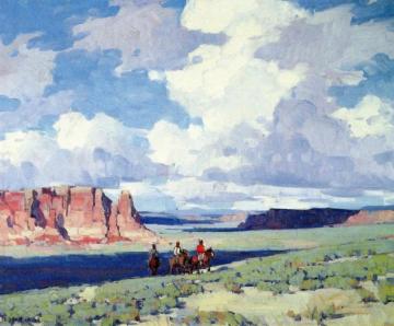 Arizona Clouds Artwork by Edgar Alwyn Payne