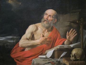 Saint Jerome Artwork by Philippe de Champaigne