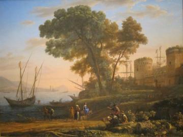 An Artist Studying from Nature Artwork by Claude Lorrain