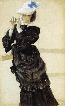 The Captain's Daughter Artwork by James Tissot