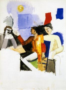 The Conquest of the Air (study) Artwork by Roger de la Fresnaye