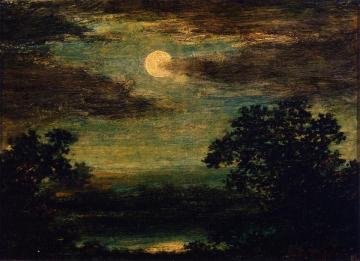 Moonlight On The River Artwork by Ralph Albert Blakelock