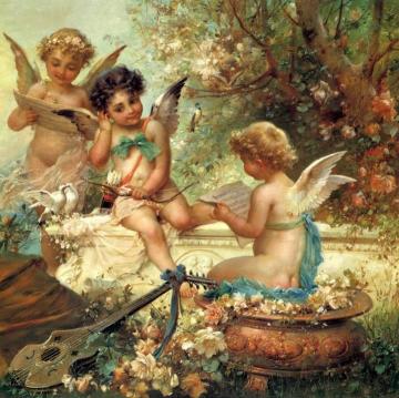 Angels Artwork by Hans Zatzka