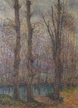 Trees by the River Artwork by Gustave Loiseau