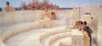 Under The Roof Of Blue Ionian Weather Artwork by Sir Lawrence Alma Tadema