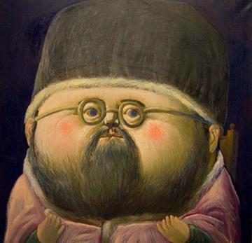 Cardenal (Niño de Guevara) Artwork by Fernando Botero