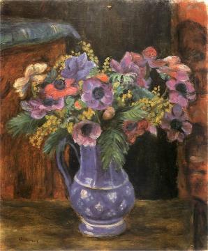 The Bouquet of Flowers Artwork by Jozef Pankiewicz