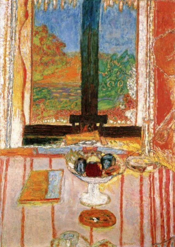 Table In Front Of The Window Artwork by Pierre Bonnard